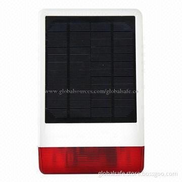 Wireless Outdoor Solar-powered Alarm System with CE and RoHS Marks
